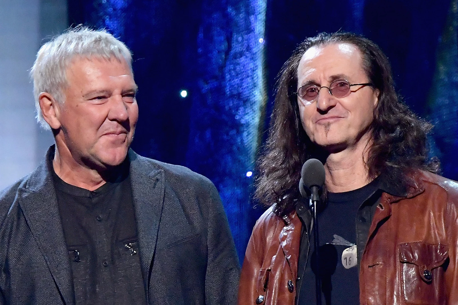 Rush performing live on stage